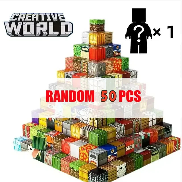 500pcs Magnetic Building Blocks Cube Set Montessori DIY Sensory Educational Toy Gift