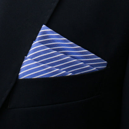 Mens Pocket Square Handkerchief Solid Satin Wedding Accessories