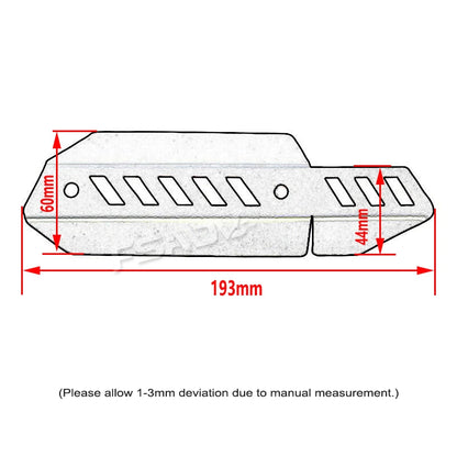 Motorcycle Exhaust Heat Shield Protector for CFMOTO 450MT - EXPROTAS