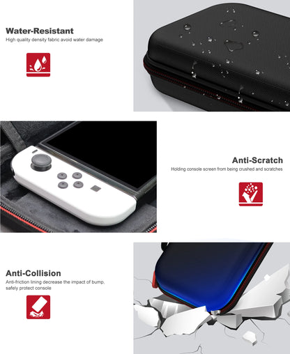 BEBOBCOOL Portable Carrying Case For Switch 2 & OLED Console Accessories Travel