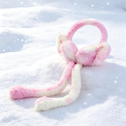 Ear Warmer Plush Rabbit Earmuffs for Kids Winter Cute Girls Accessories