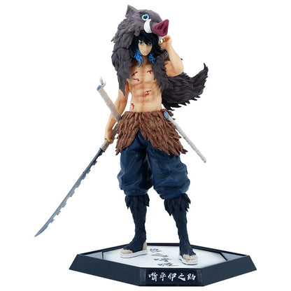 Demon Slayer Tanjiro Nezuko Zenitsu Inosuke PVC Anime Action Figure Set