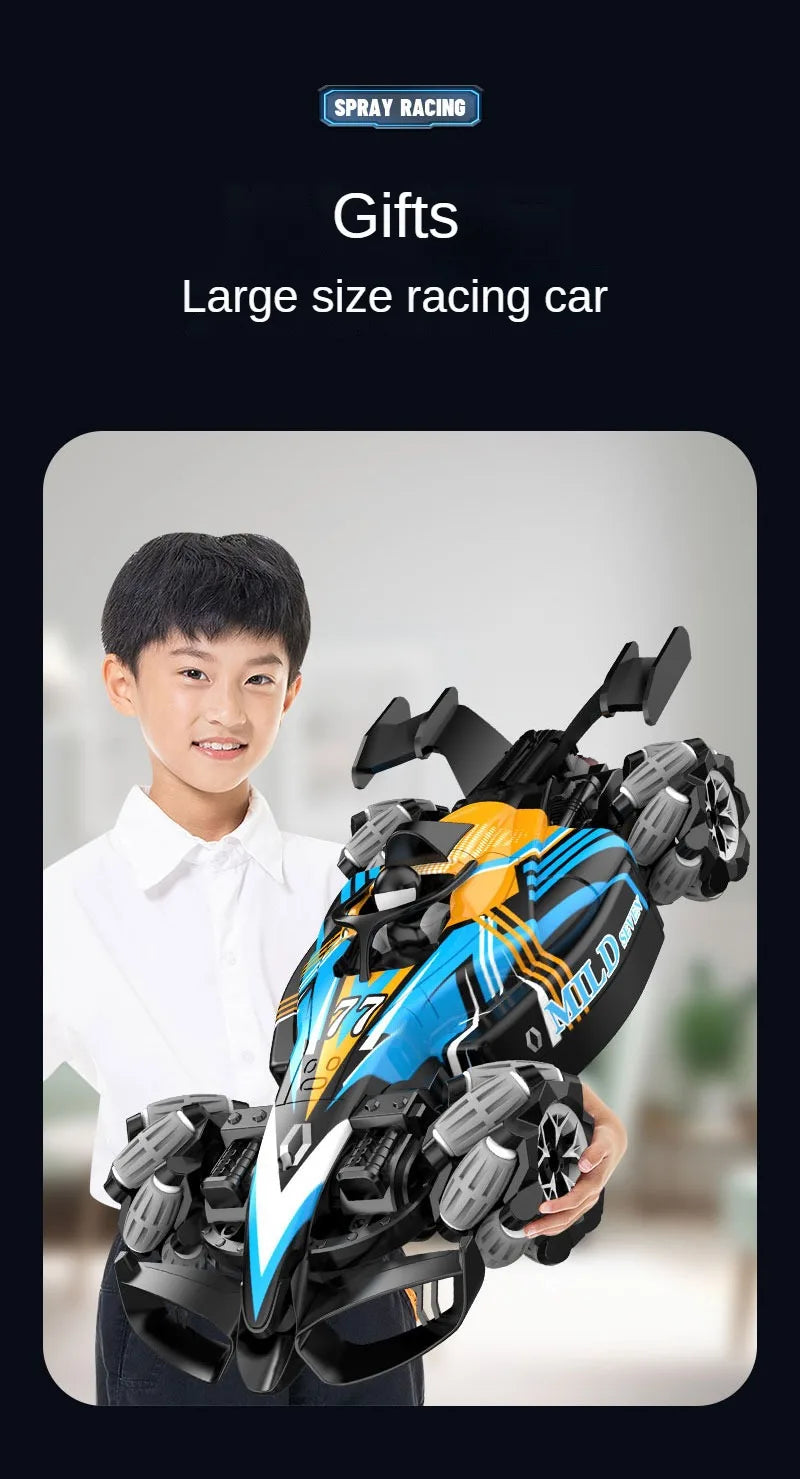 ZWN F1 RC Drift Car With Music Led Lights 2.4G Glove Gesture Radio Remote Control Stunt Cars 4WD Electric Children Toy vs Wltoys-EXPROTAS