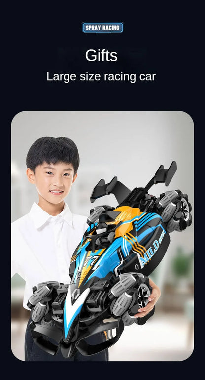 ZWN F1 RC Drift Car With Music Led Lights 2.4G Glove Gesture Radio Remote Control Stunt Cars 4WD Electric Children Toy vs Wltoys-EXPROTAS