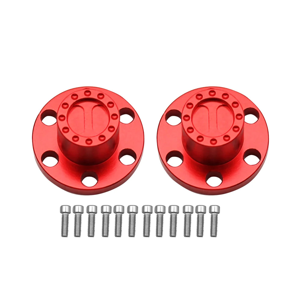 1/10 RC Crawler Metal Wheel Center Dust Caps 6-Hole for 1.9" & 2.2" Wheels - EXPROTAS