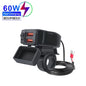 Dual USB Socket Motorcycle Charger 60W Waterproof PD QC3.0 Voltmeter Handlebar