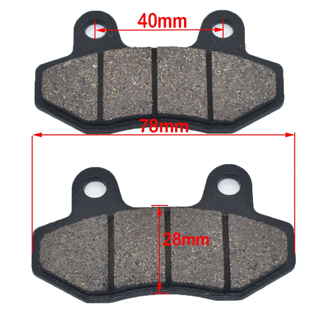 Brake Pads for 50cc-250cc ATV Quad Dirt Bike Go Kart Motorcycle Hydraulic