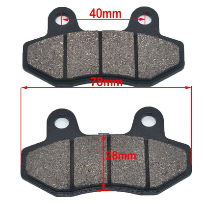 Brake Pads for 50cc-250cc ATV Quad Dirt Bike Go Kart Motorcycle Hydraulic