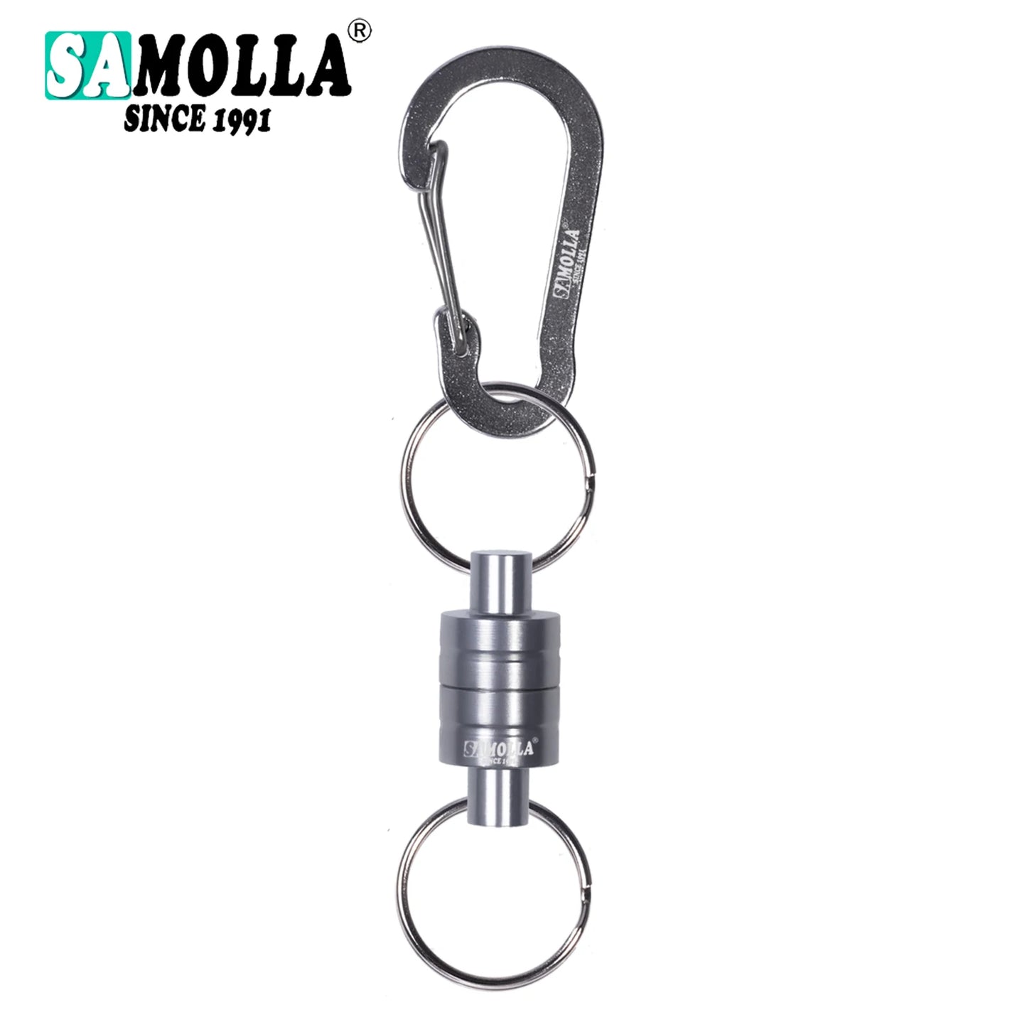 Magnetic Net Release Holder w/ Lanyard Fly Fishing Tool Carabiner Clip