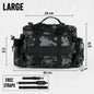 Fishing Tackle Bag Waterproof Shoulder Rod Storage Gear Outdoor 40cm