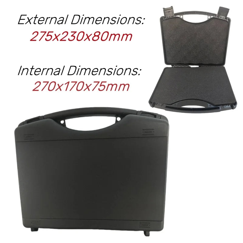 Multifunctional Portable Plastic Toolbox, Notebook Protective Storage for Outdoor Equipment