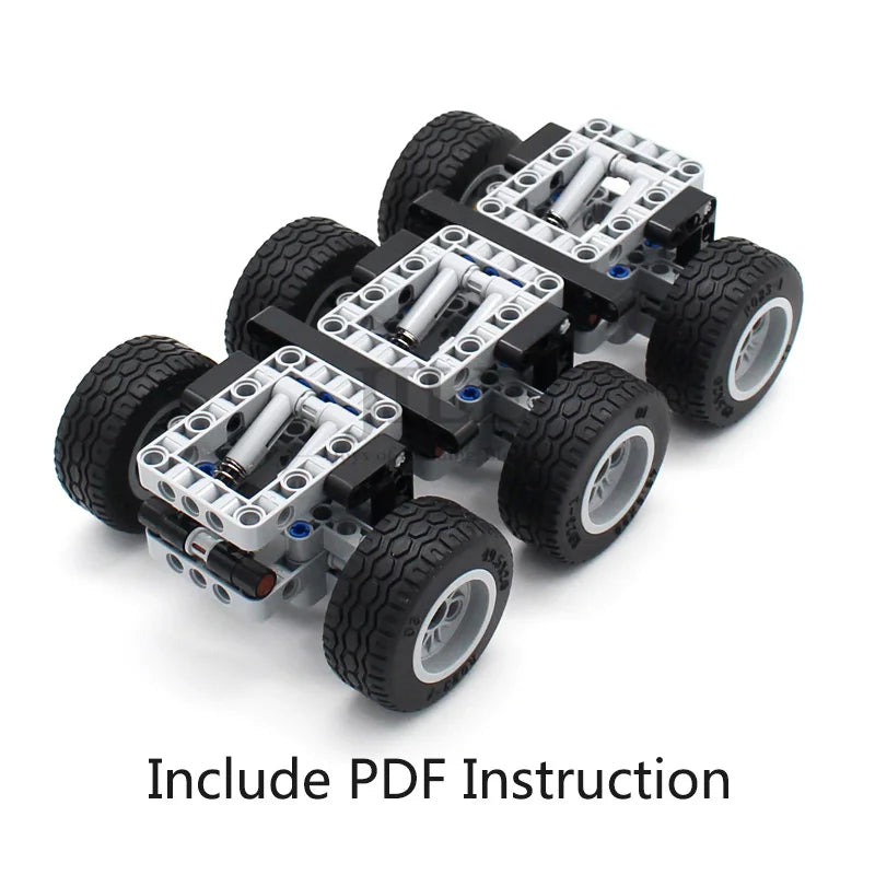 High-tech Car Wheels 119pcs Building Blocks Technic Axles Accessories