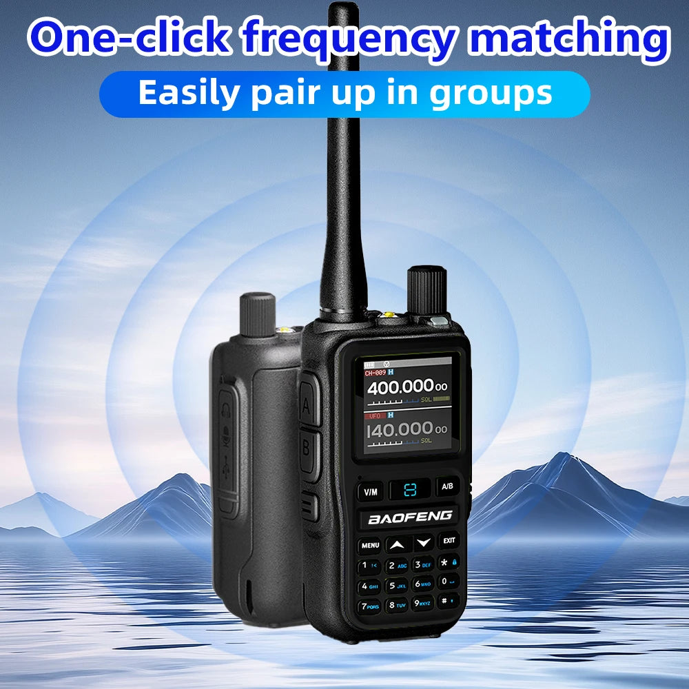 1PC Baofeng Walkie Talkie UV-5R Mini Bluetooth Radio 5W Long Range