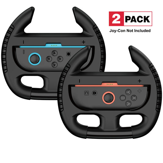 BEBONCOOL 2PCS M400 Racing Steering Wheel For Switch 2 Controller Handle Grips