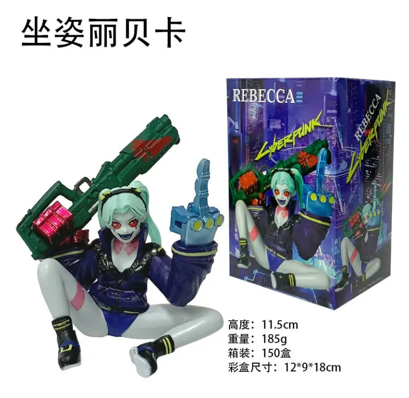 Cyberpunk Figure Set Lucy Rebecca David Martinez Johnny Silverhand