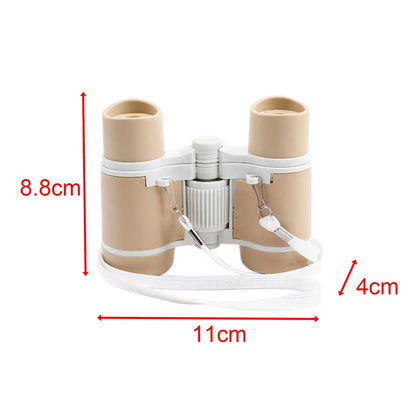 Kids Jungle Binoculars Magnifying Glass Toy Shockproof Hiking Outdoor Play