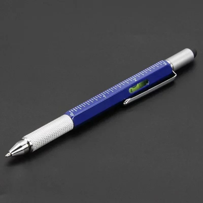 7-in-1 Multifunctional Pen Touch Screen Stylus with Screwdriver Ruler Level