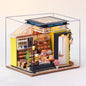 Wooden DIY Mini Dollhouse 3D Puzzle Room Kit with Furniture Birthday Gift - EXPROTAS