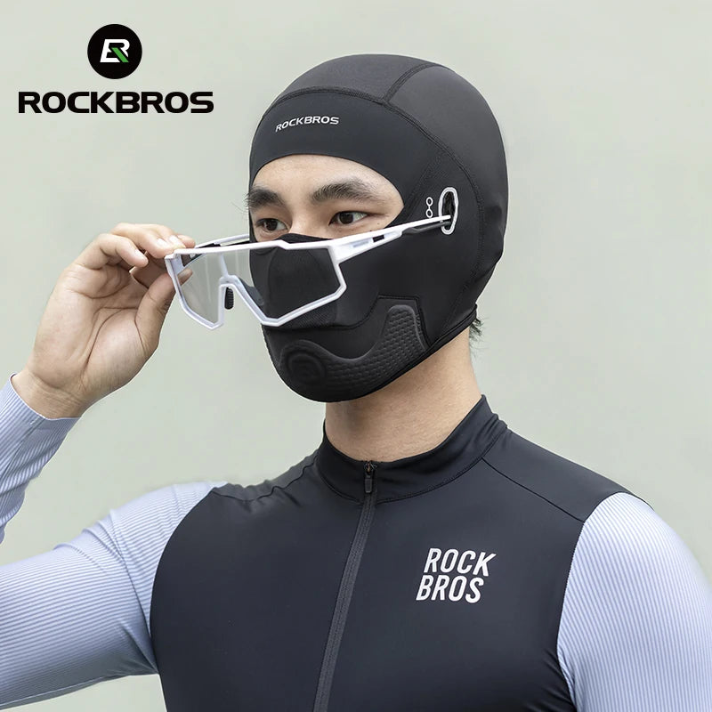 UV Protection Cycling Balaclava Face Mask Ice Silk Helmet Liner Rockbros