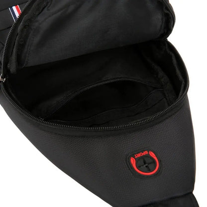 Men Messenger Bag Waterproof Oxford Crossbody Travel Shoulder Bag Large Capacity