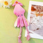 Octopus Plush Dog Toy Interactive Squeaky Chew Soft Pet for Dogs