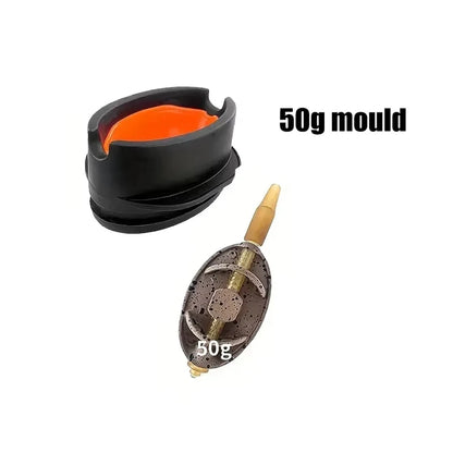 Carp Fishing Method Feeder Kit Quick Release Mould Zinc Alloy Weights Rig Set