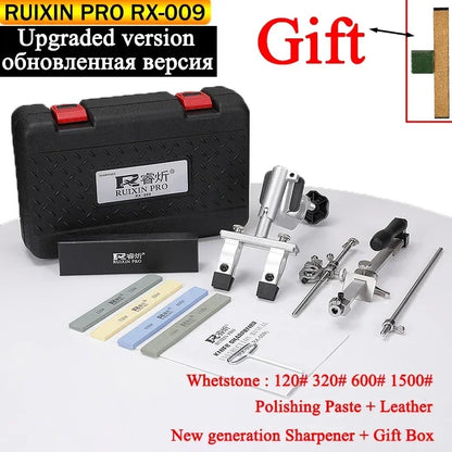 2023 New Upgraded Version Ruixin Pro RX009 Aluminium Alloy Knife Sharpener System 360 Degree Flip Constant Angle Grinding Tools-EXPROTAS