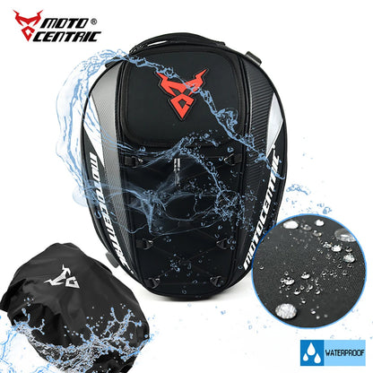 Back Seat Bags Waterproof Helmet Bag for Motorbike 43x29x20cm