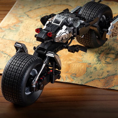 Bat Motorcycle MOC Building Blocks Dark Knight Vehicle Model Bricks Toy Gift
