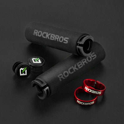 Rockbros Bike Grips Anti-skid Handlebar MTB Double Lock 13cm 2.2cm