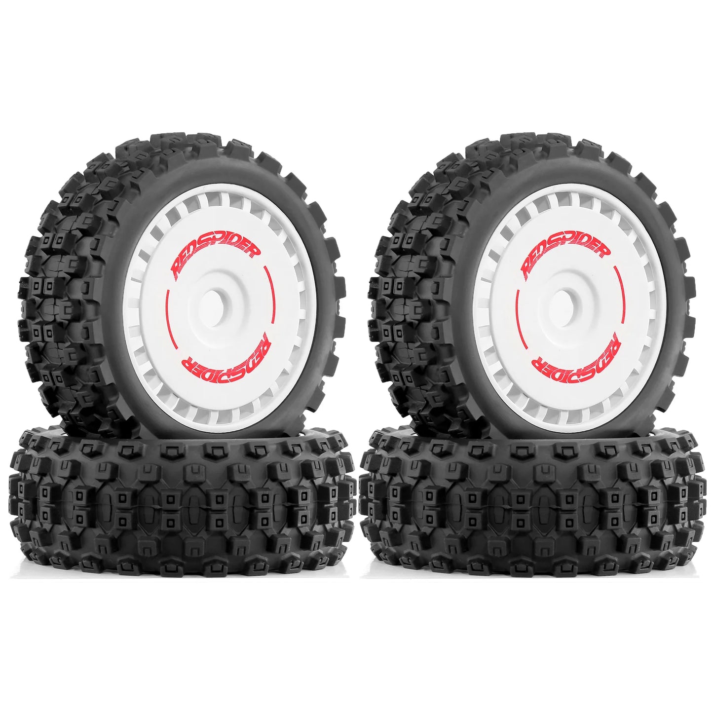 4pcs 17mm Wheel Tires for ARRMA 1/8 Talion 6S BLX,Typhon 6S 3S BLX,Redcat,Losi,Team,Kyosho,HPS,HPI,Hobao,RC Wheel & Wheel Tires