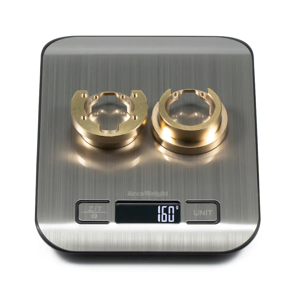 2PCS Brass Portal Cover Weight Knuckle Rings for 1/10 RC Crawler TRX4 TRX6