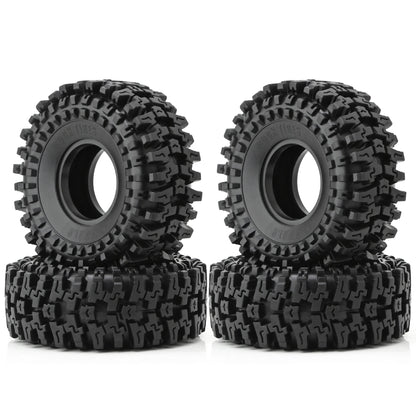 4PCS 1.9 Crawler Tires for RC Traxxas Redcat Axial SCX10 UTB18 TRX4