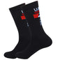 White UAE Cycling Socks FDJ Team Mesh Compression Non-Slip MTB Running