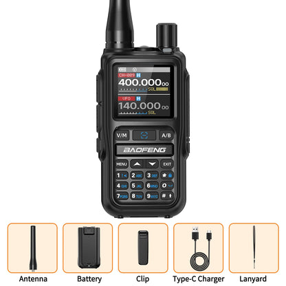 Baofeng Walkie Talkie Mini 2 Way Radio Bluetooth 5W Dual Band 1600mAh