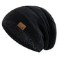 Faux Fur Lined Winter Beanie Hat Slouchy Cap Warm Unisex for Men Women