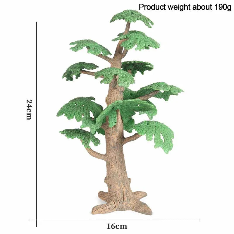 Landscape Model Trees Stumps Rocks Diorama Home Decoration 3PCS