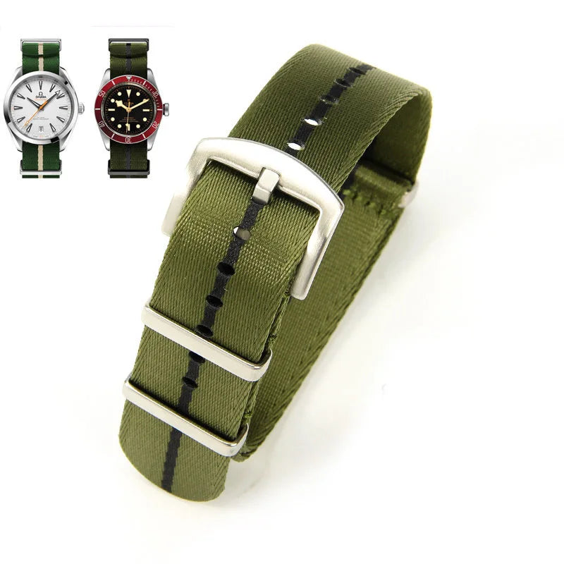 Nato Nylon Strap 20mm 22mm Military Watch Band Army Diver Wristwatch