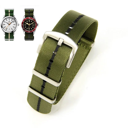 Nato Nylon Strap 20mm 22mm Military Watch Band Army Diver Wristwatch