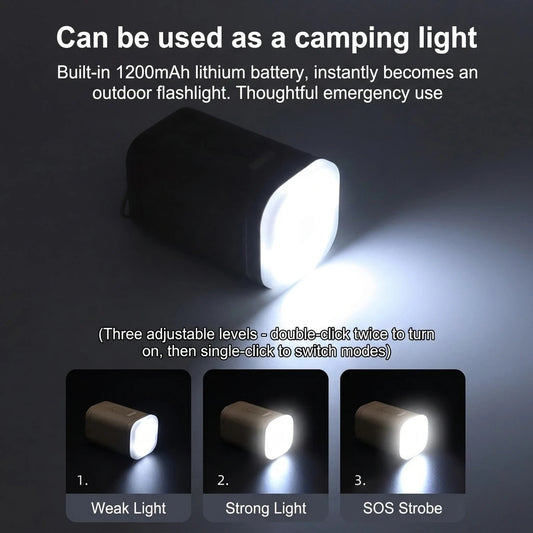 Mini Electric Air Pump USB Rechargeable for Camping Inflate Deflate Mattress