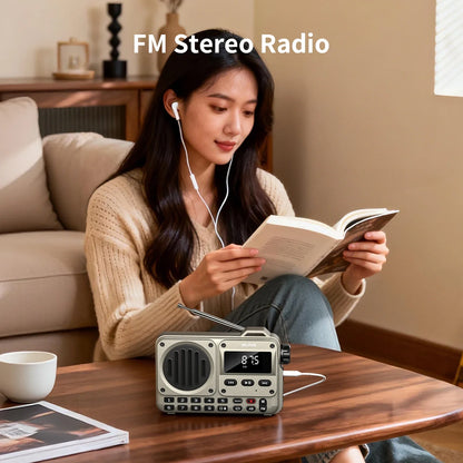 Portable Bluetooth Speaker Mini FM Radio MP3 Player USB TF Card Audio