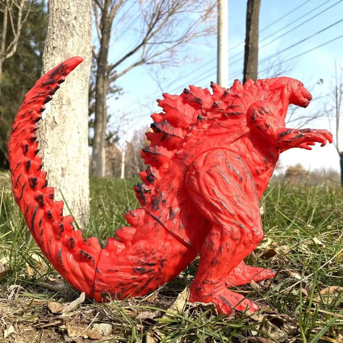 24cm Red Lotus Godzilla Action Figure Mecha King of Monsters Collectible