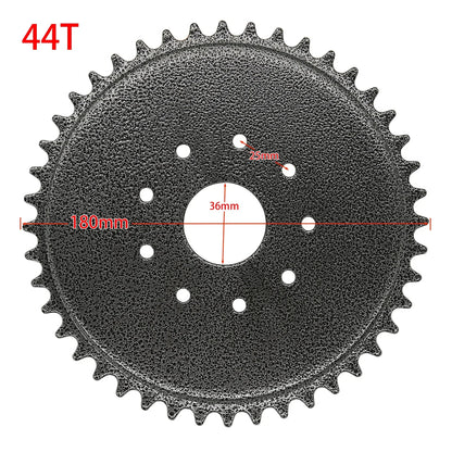 36T 44T Rear Drive Sprocket Kit with Mount Pads for 49cc 66cc 80cc Motorised Bike