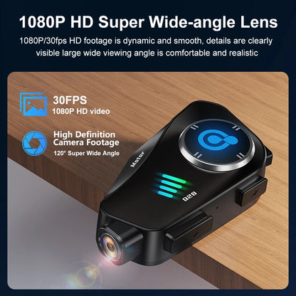 Q28 Motorcycle Helmet Bluetooth Headset 1080P HD Wireless Camera Super Wide-angle Lens IP66 Waterproof WiFi Video Recorder
