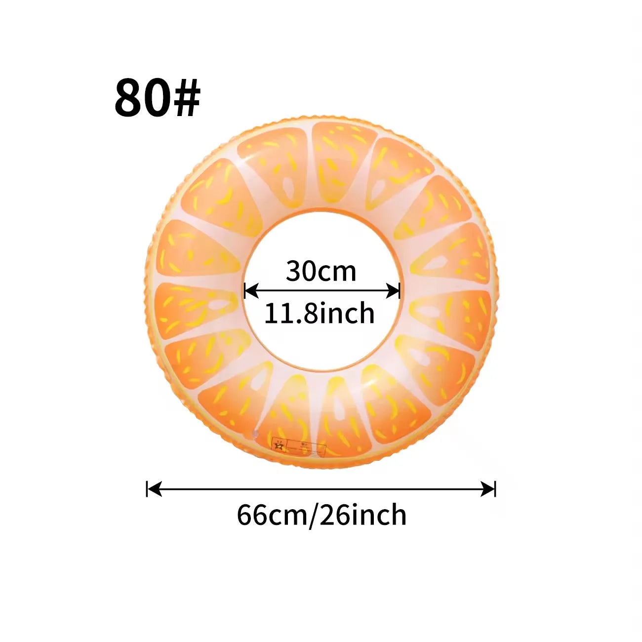 1PC Watermelon Inflatable Swim Ring, Adult Pool Float, Thickened PVC Floats, Summer Beach Water Toy Pool Party Ring