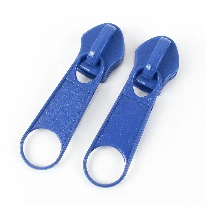 50/100/200Pcs 3#5# Zipper Slider For Nylon Zippers Bag Garment Zip Puller Backpack Pocket Zips Repair Kit DIY Sewing Accessories