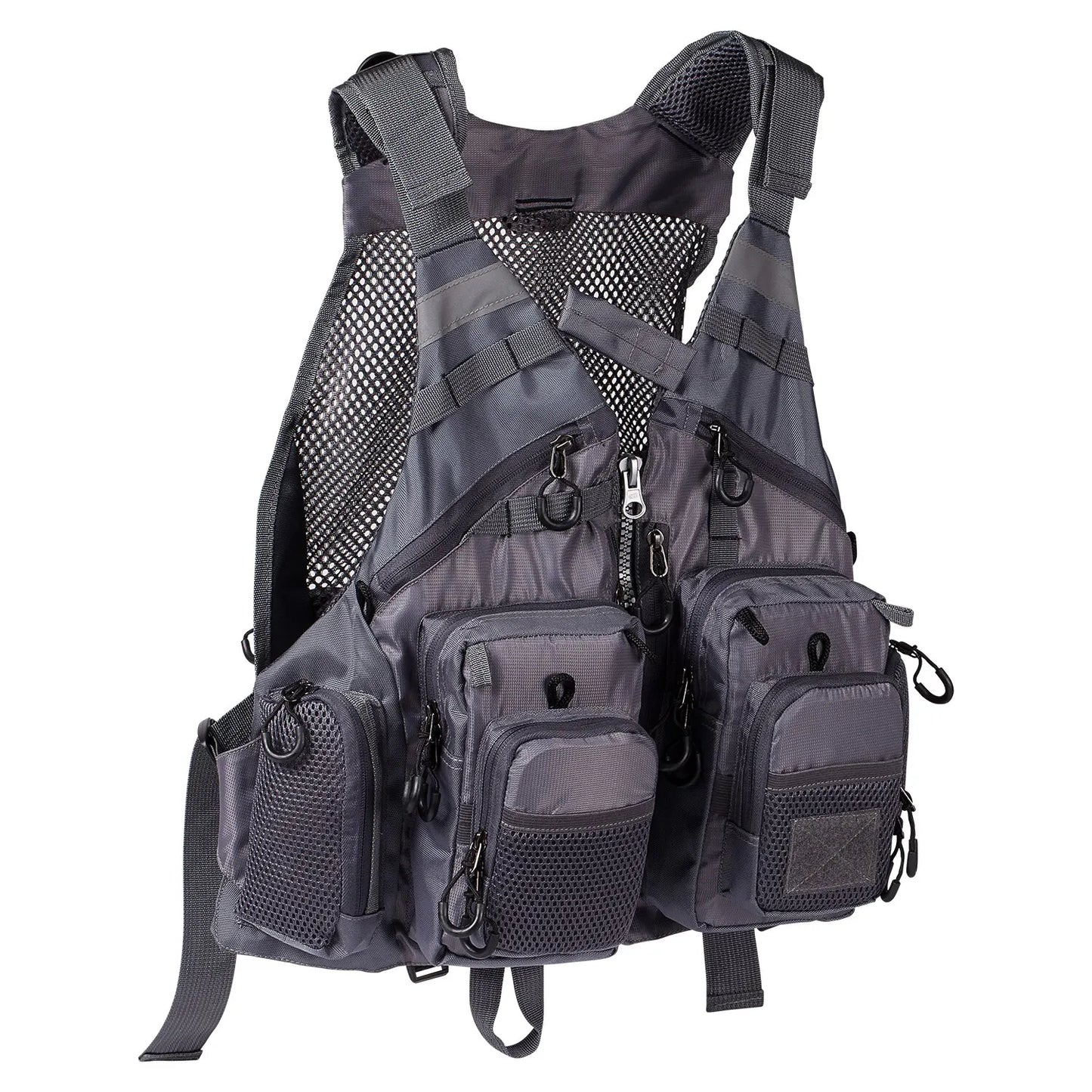 Breathable Fly Fishing Vest Adjustable Outdoor Tackle Storage Waistcoat