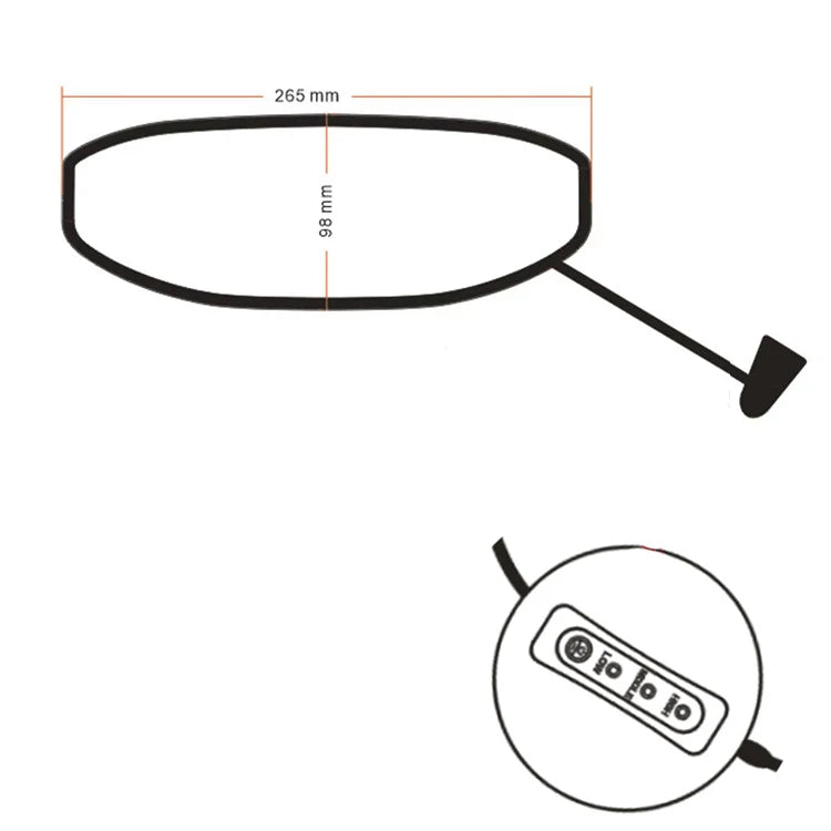 WINTER Motorcycle electric heating film anti-fog visor for Helmet heating ultra clear lenses patch film-EXPROTAS
