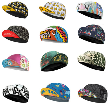 Classic Retro Red Cycling Caps Breathable Summer Hat for Men and Women