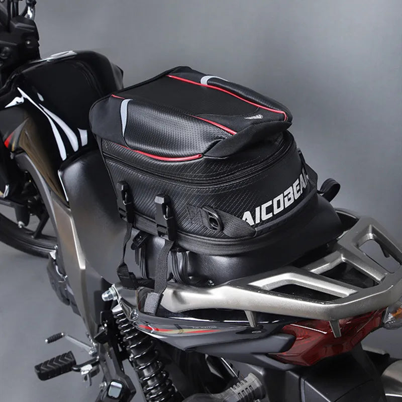 Motorcycle Back Seat Bag Waterproof Large Capacity Motorcycle Tail Bag Universal Motorbike Travel Luggage Saddle Bag-EXPROTAS